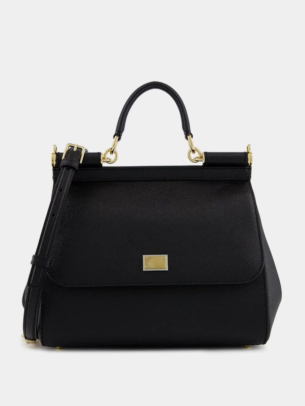 Black Large Sicily Handbag sold by Fashion Clinic product image thumbnail 2