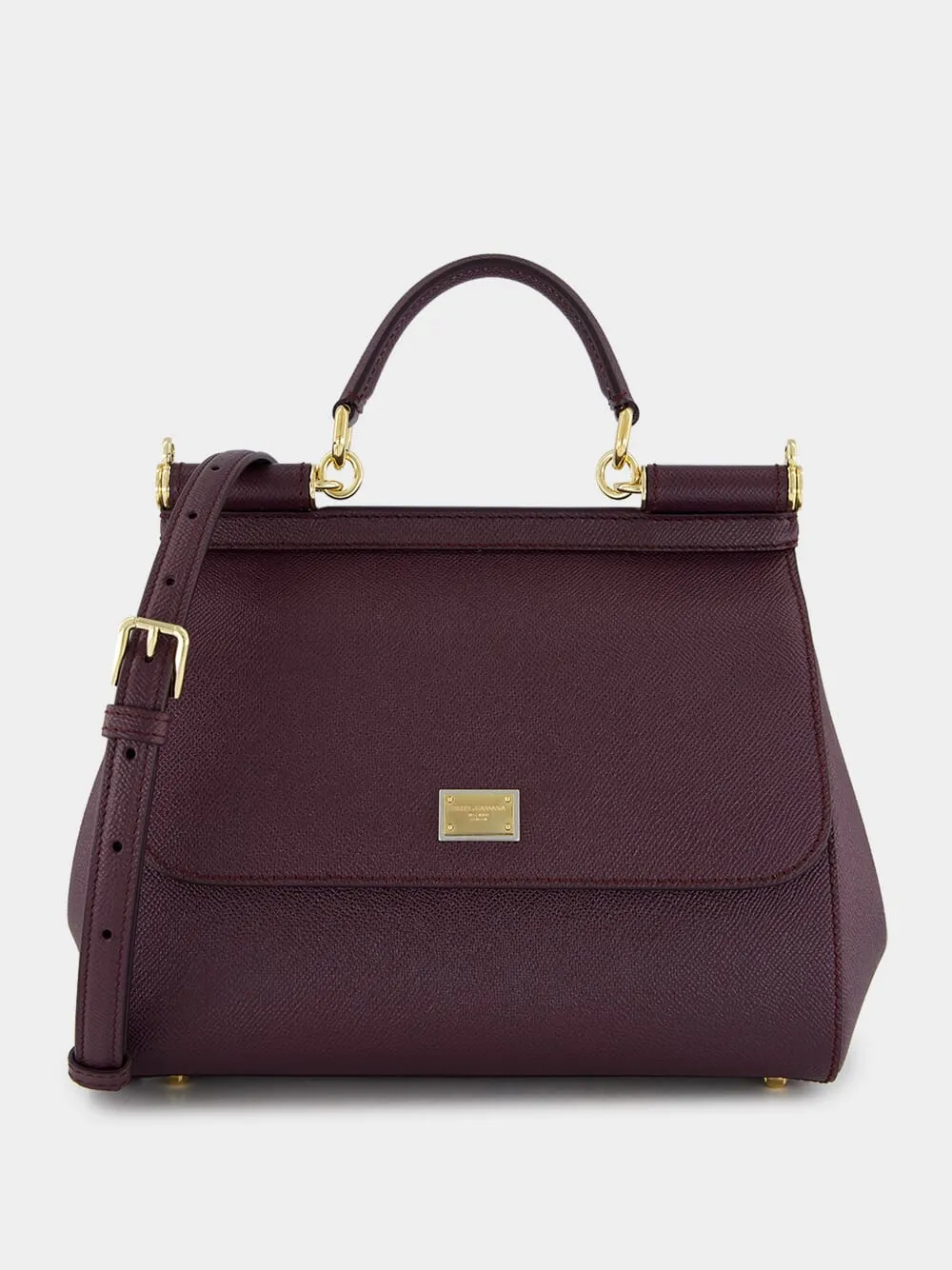 Wine Large Sicily Handbag sold by Fashion Clinic