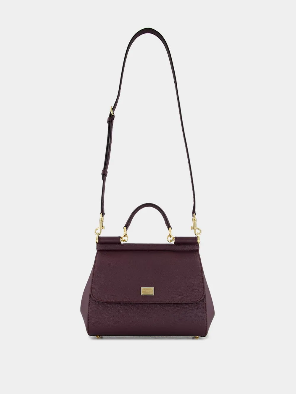 Wine Large Sicily Handbag sold by Fashion Clinic product image thumbnail 2