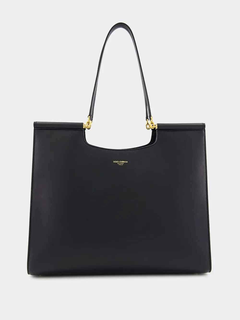 Black Large Sicily Shopper sold by Fashion Clinic