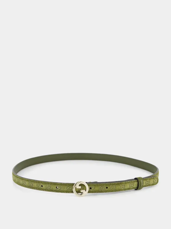 Dark Green Blondie Belt sold by Fashion Clinic