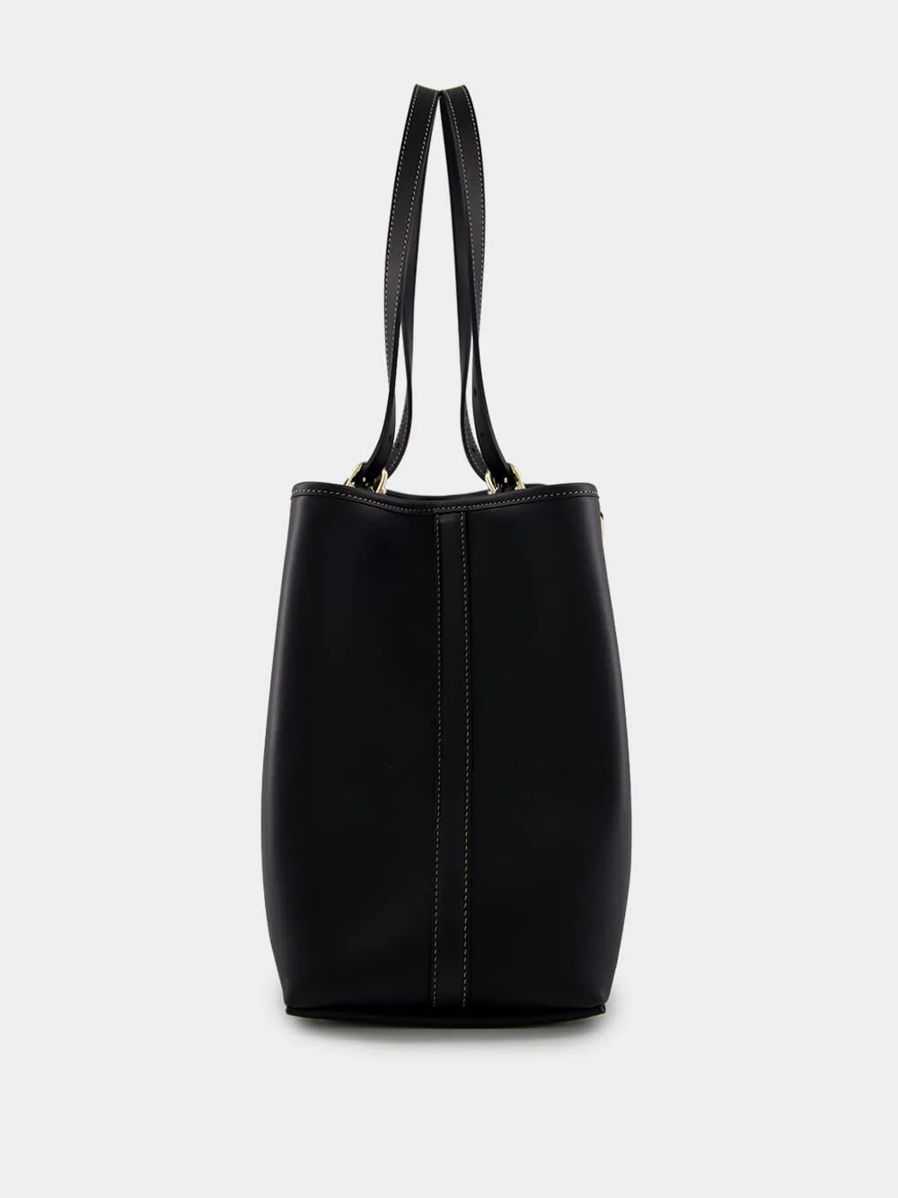 Black GG Emblem Medium Tote Bag sold by Fashion Clinic product image thumbnail 3