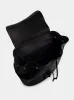 Black Large Leather Backpack sold by Fashion Clinic