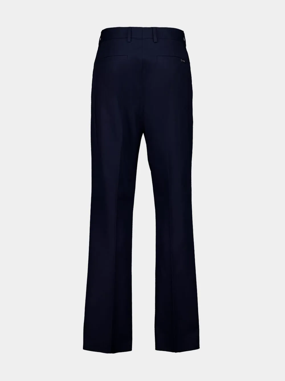 Navy Blue Cotton Canvas Pants sold by Fashion Clinic product image thumbnail 3