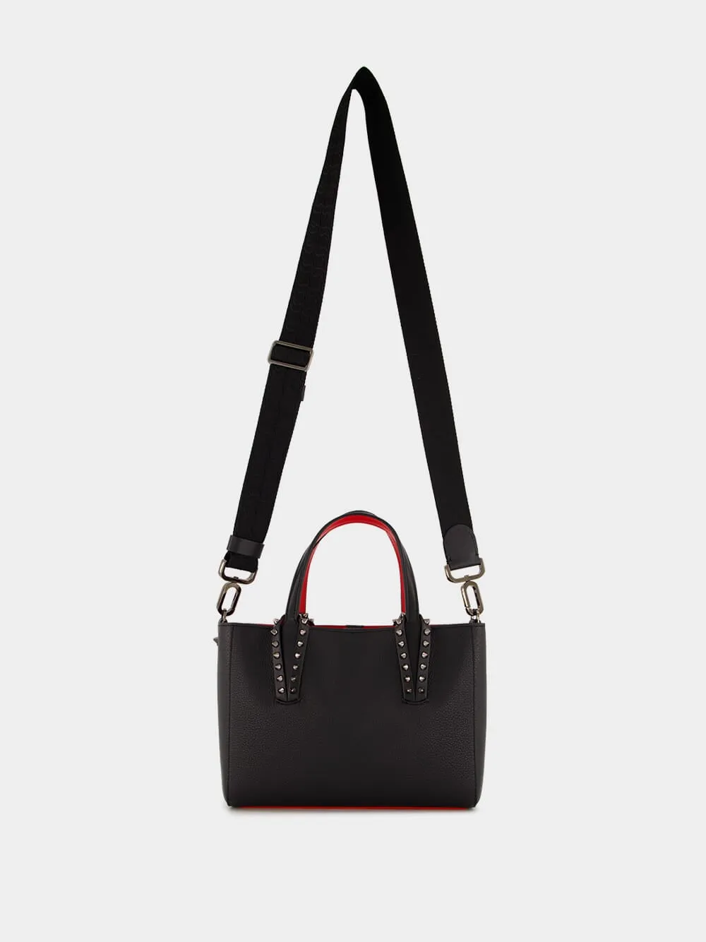 Small Black Cabata Tote Bag with Stud Detailing sold by Fashion Clinic product image thumbnail 2