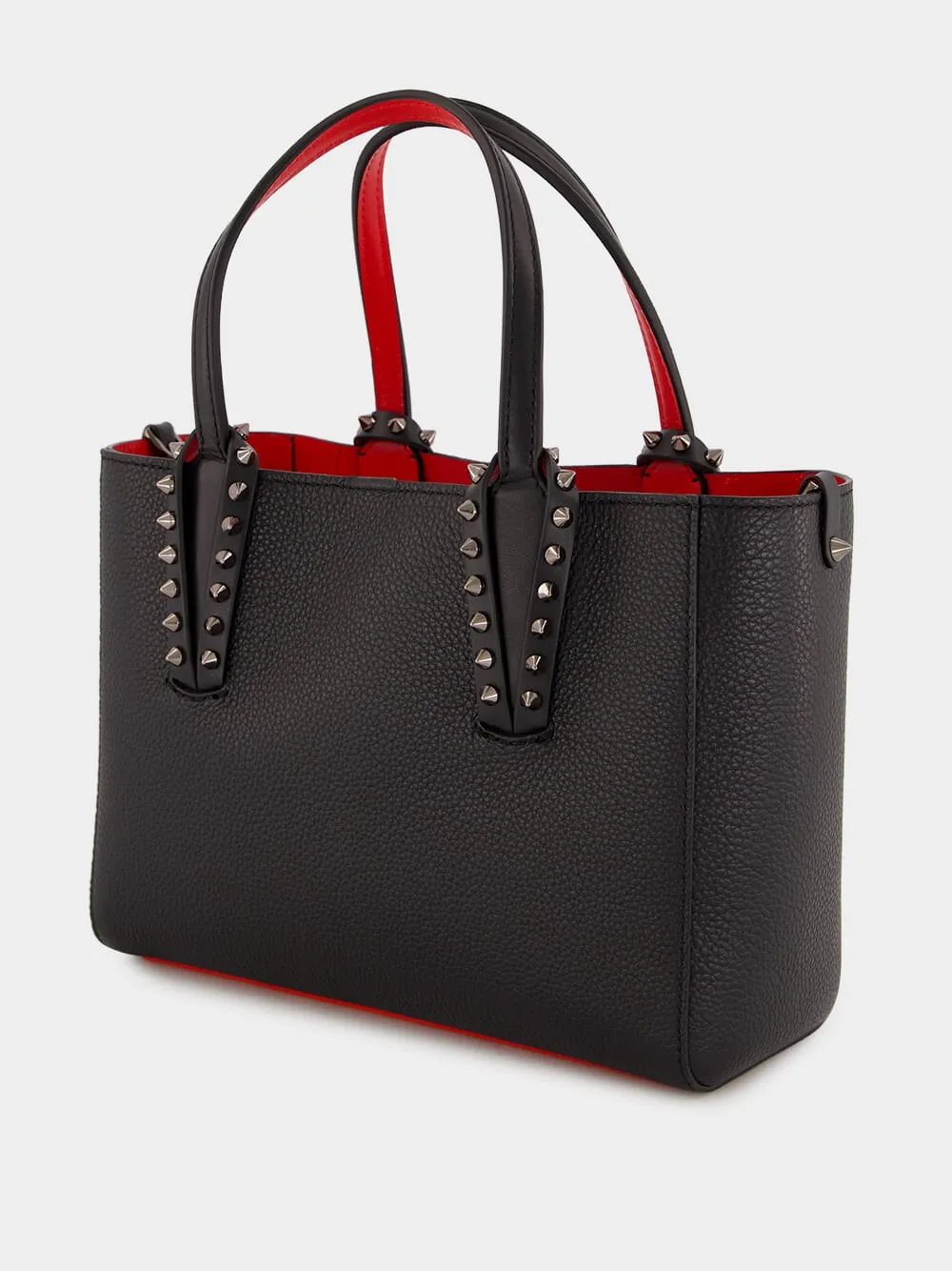 Small Black Cabata Tote Bag with Stud Detailing sold by Fashion Clinic product image thumbnail 4