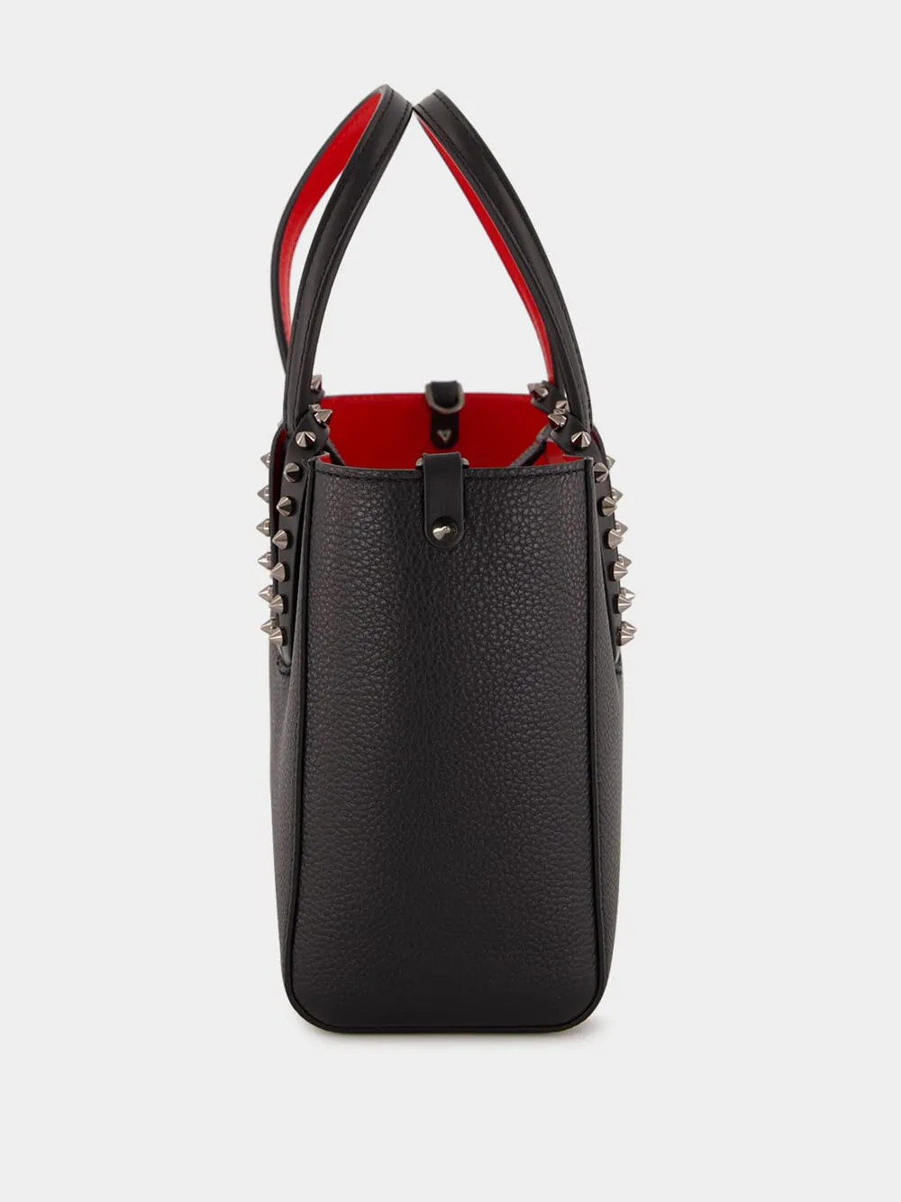 Small Black Cabata Tote Bag with Stud Detailing sold by Fashion Clinic product image thumbnail 3