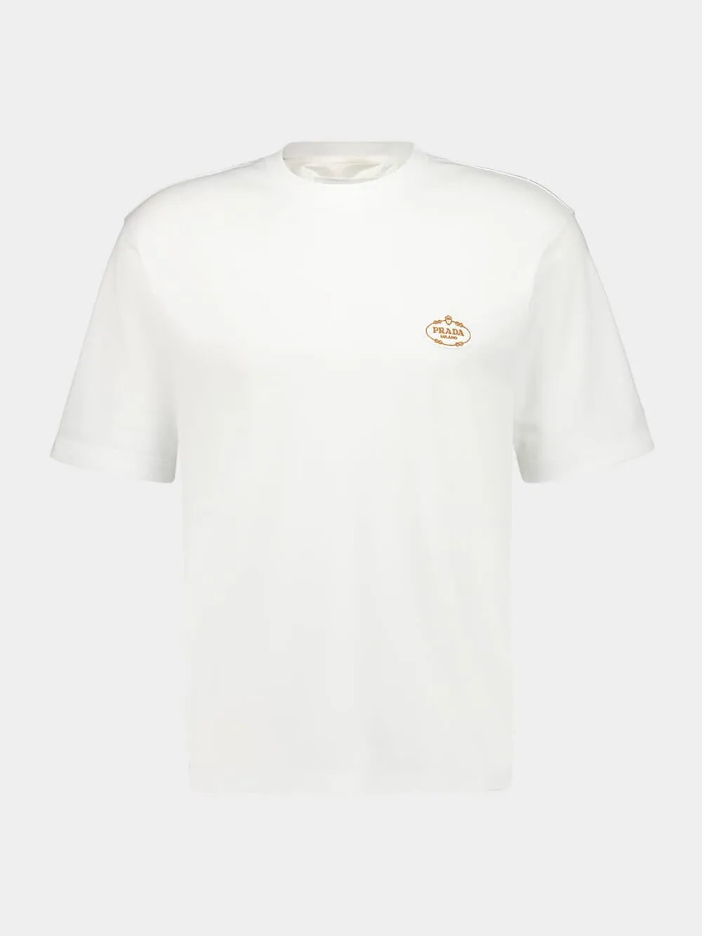 White Classic Fit Cotton T-Shirt sold by Fashion Clinic