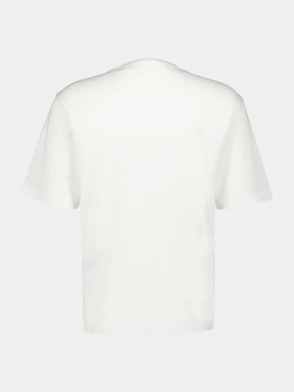 White Classic Fit Cotton T-Shirt sold by Fashion Clinic product image thumbnail 2