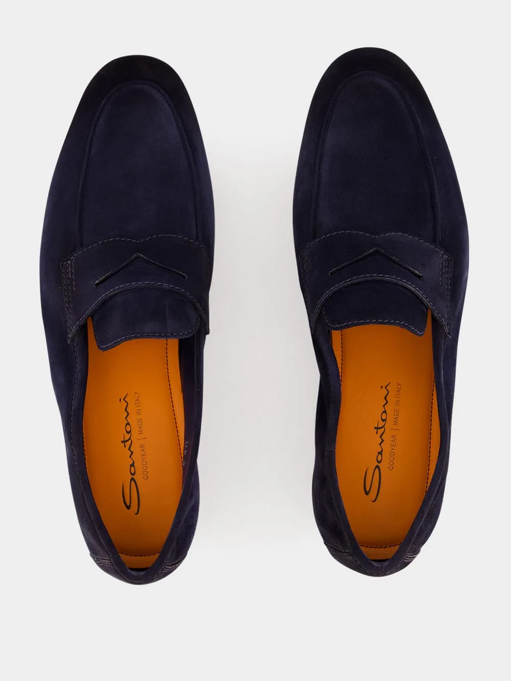 Blue Suede Penny Carlos Loafers sold by Fashion Clinic product image thumbnail 4