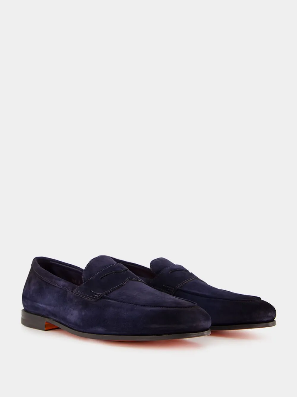 Blue Suede Penny Carlos Loafers sold by Fashion Clinic product image thumbnail 3