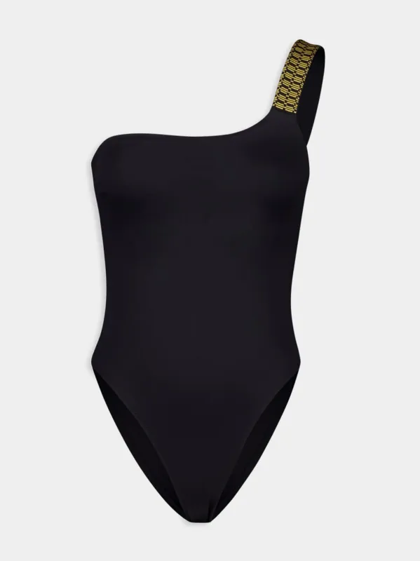 Attis One-Shoulder Swimsuit sold by Fashion Clinic