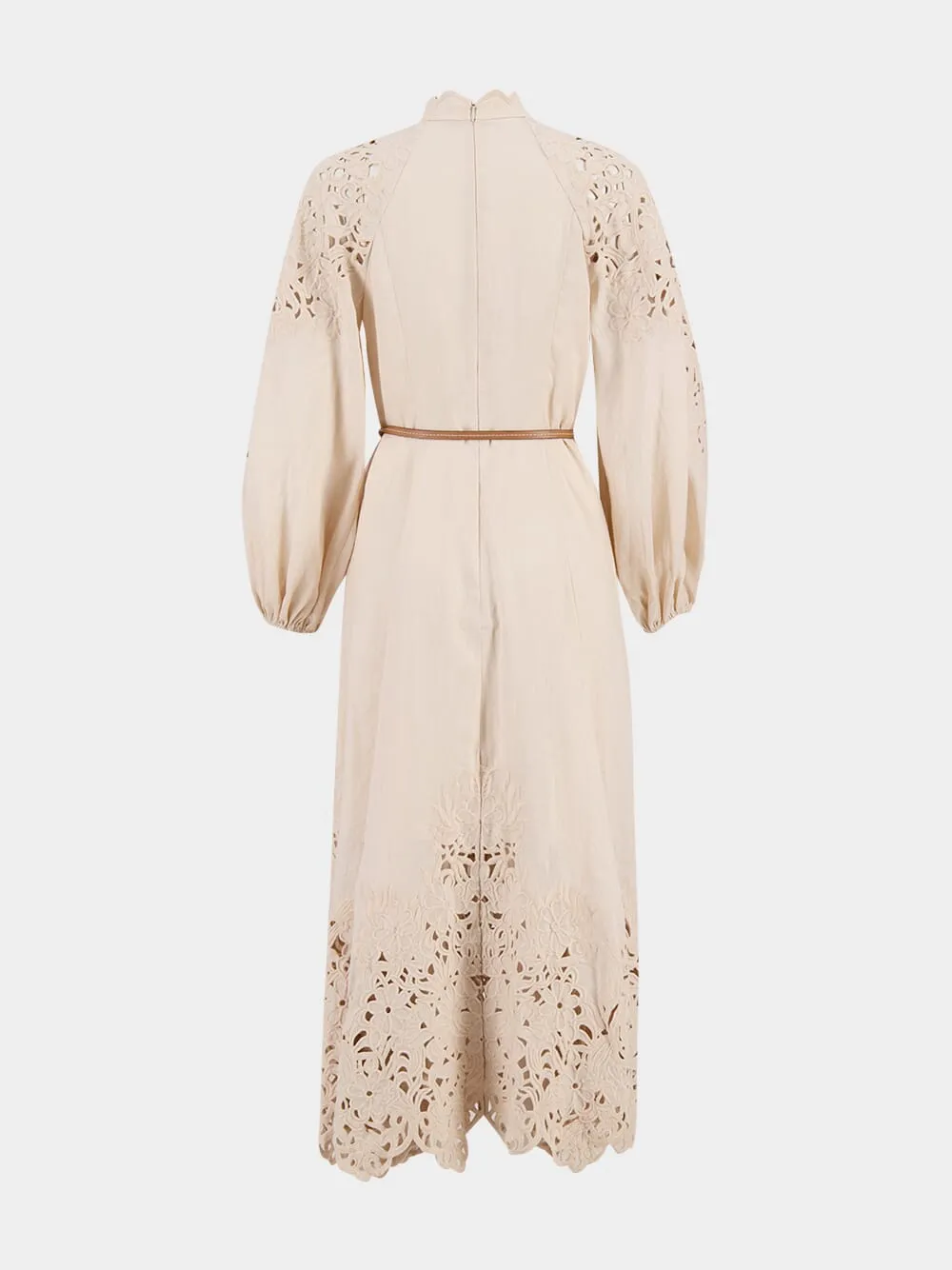 Cream Wylie Embroidered Billow Dress sold by Fashion Clinic product image thumbnail 3