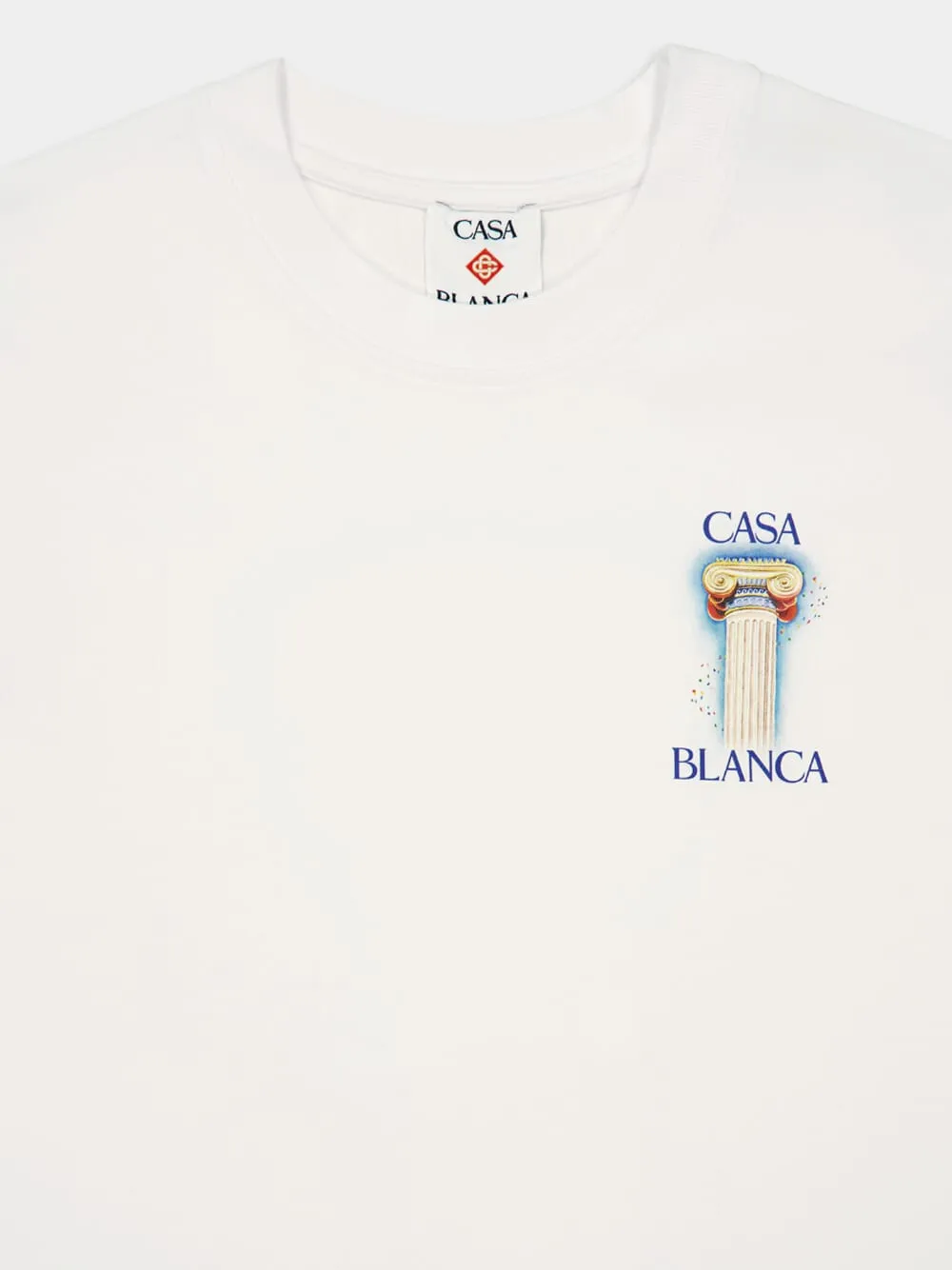 White La Colonne T-Shirt sold by Fashion Clinic product image thumbnail 3