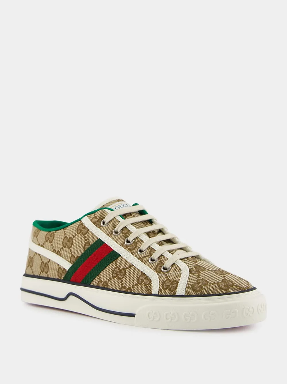 Beige GG Gucci Tennis 1977 Trainer sold by Fashion Clinic product image thumbnail 2
