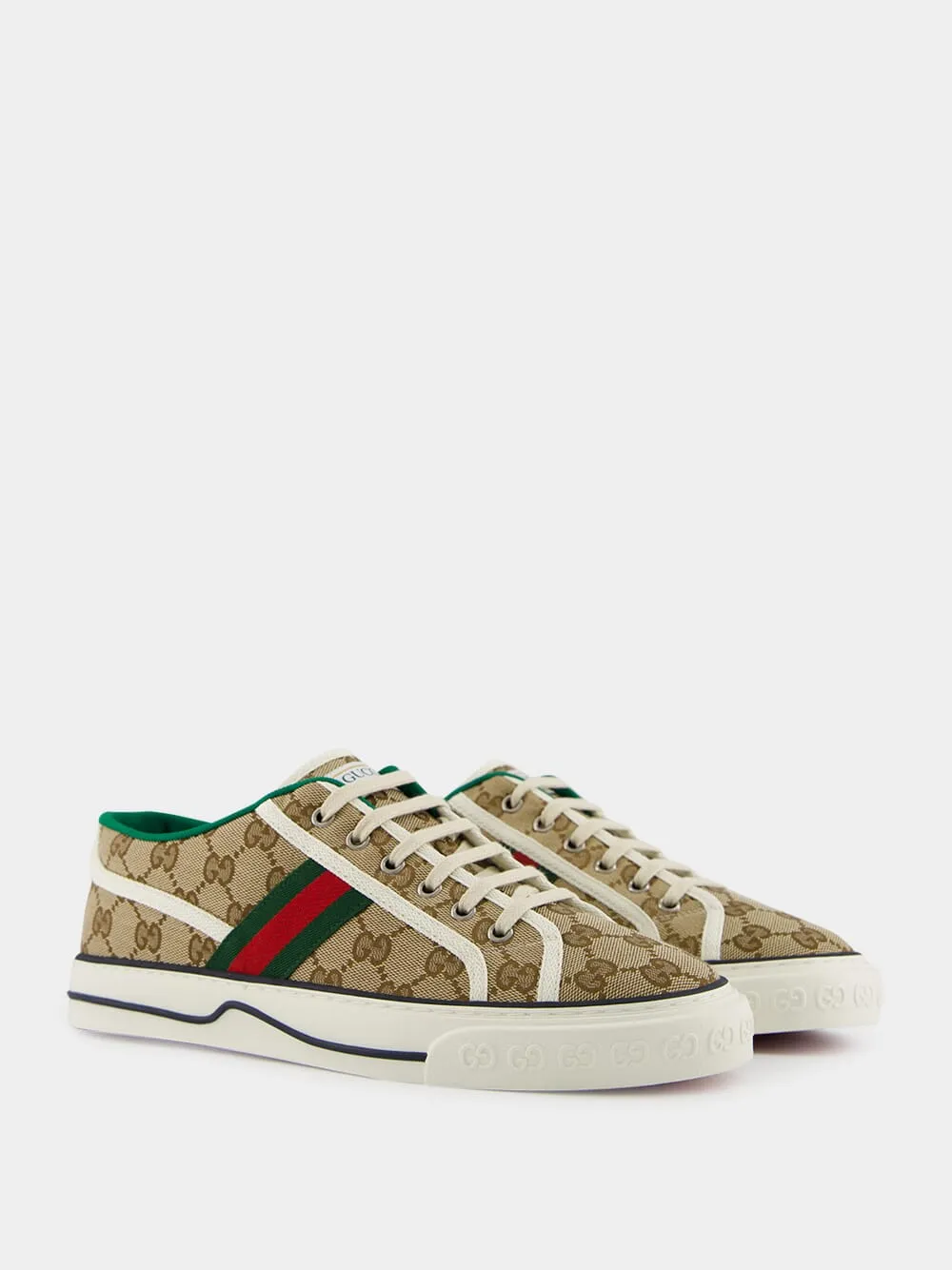 Beige GG Gucci Tennis 1977 Trainer sold by Fashion Clinic product image thumbnail 3