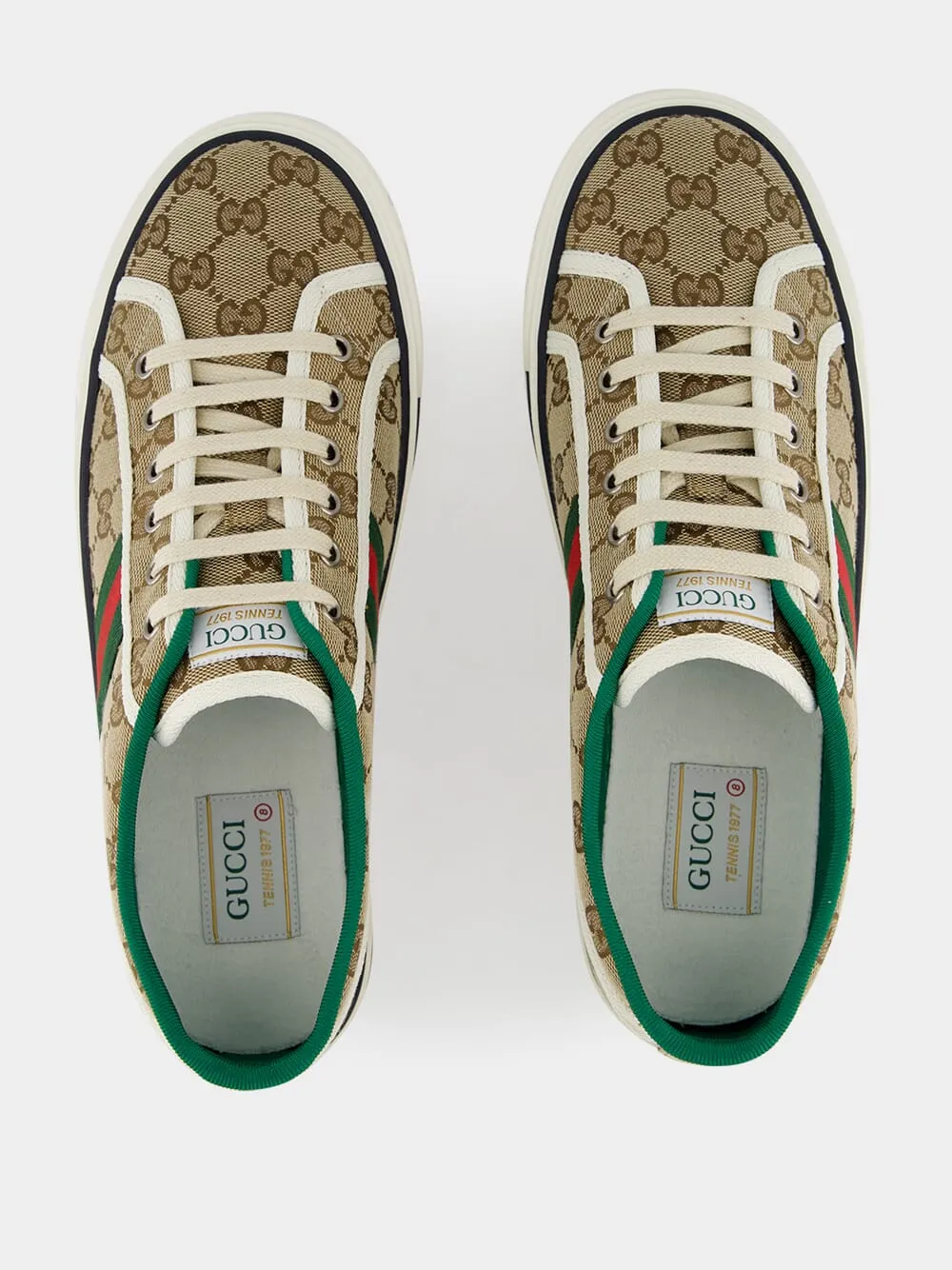 Beige GG Gucci Tennis 1977 Trainer sold by Fashion Clinic product image thumbnail 4