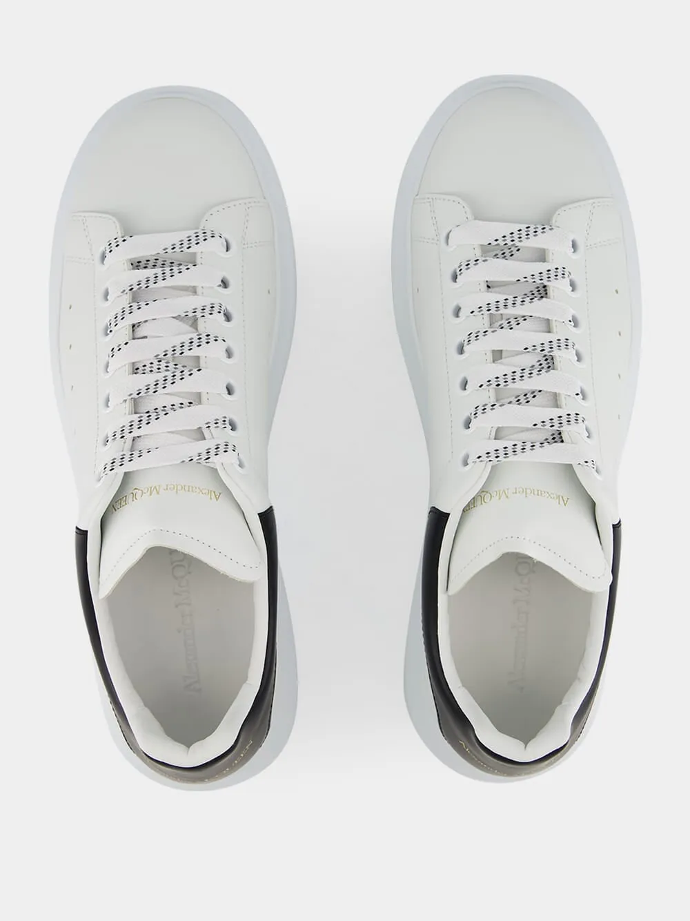 Men's White and Black Oversized Sneakers sold by Fashion Clinic product image thumbnail 4