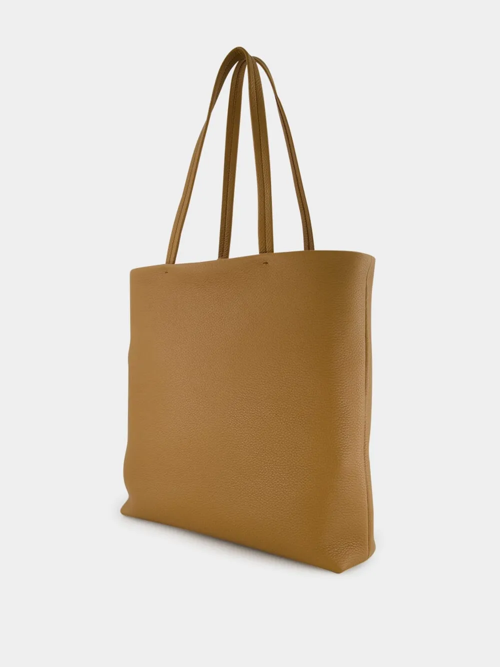 Caramel Soft Leather Shopping Bag sold by Fashion Clinic product image thumbnail 4
