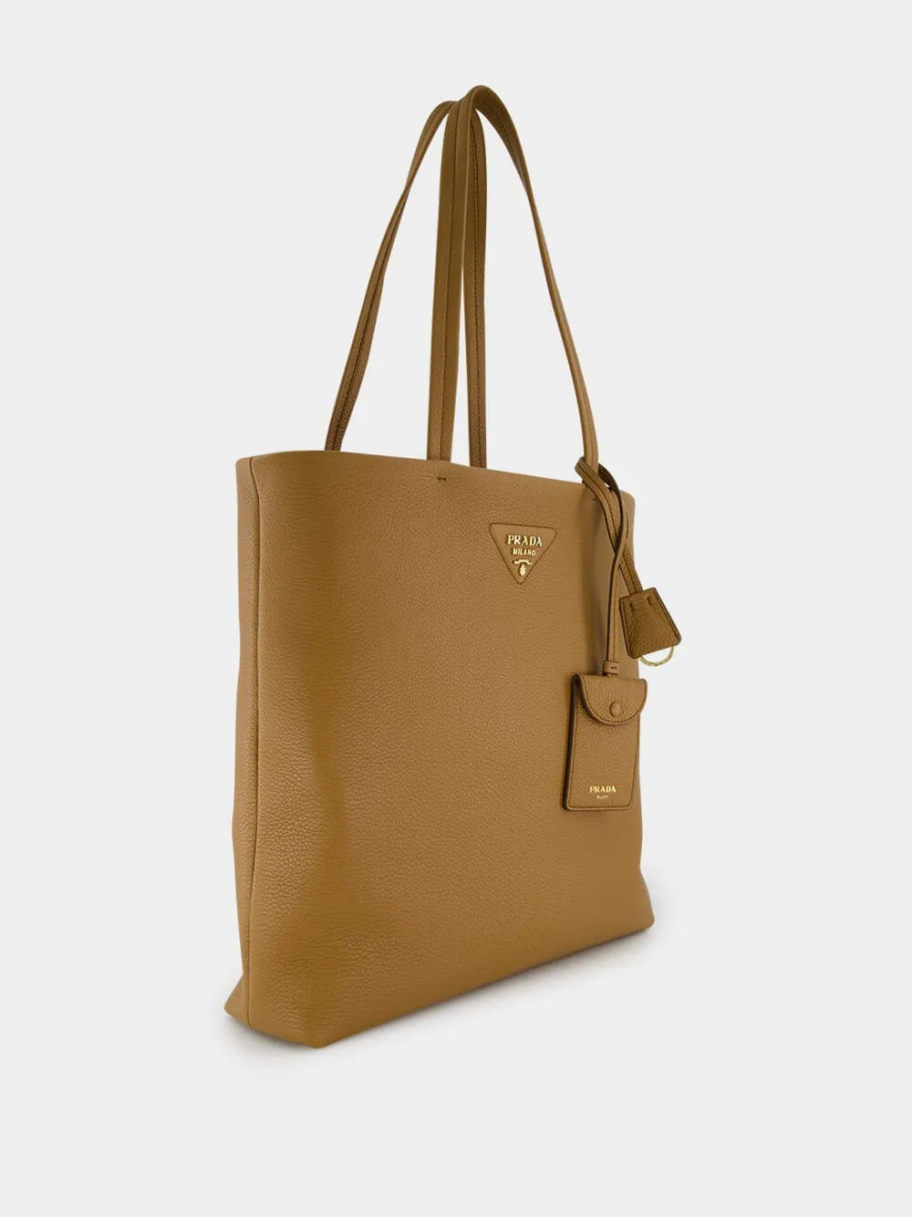 Caramel Soft Leather Shopping Bag sold by Fashion Clinic product image thumbnail 2