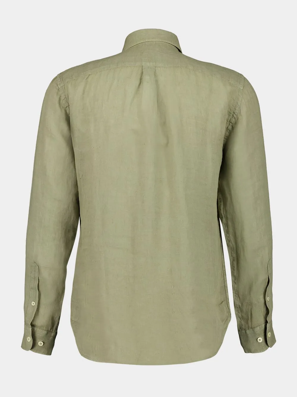 Cactus Long-Sleeve Regular Fit Linen Shirt sold by Fashion Clinic product image thumbnail 2