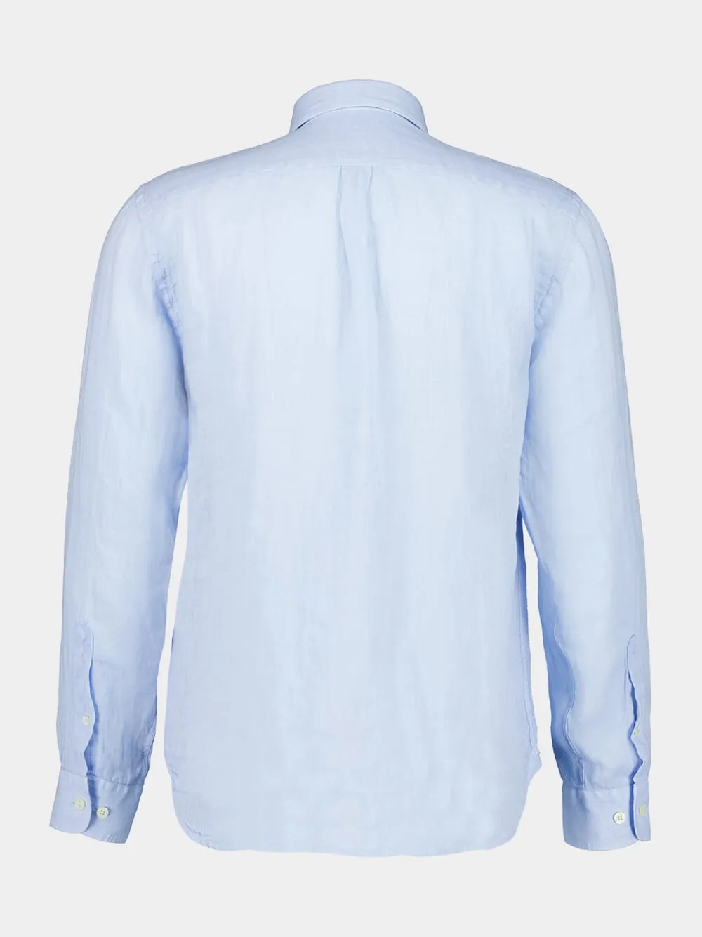 Aquatic Long-Sleeve Regular Fit Linen Shirt sold by Fashion Clinic product image thumbnail 2