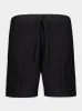 Black Bermuda Linen Shorts sold by Fashion Clinic