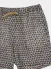 Washed Blue Print Bermuda Linen Shorts sold by Fashion Clinic