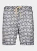 Washed Blue Print Bermuda Linen Shorts sold by Fashion Clinic