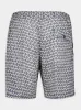 Washed Blue Print Bermuda Linen Shorts sold by Fashion Clinic