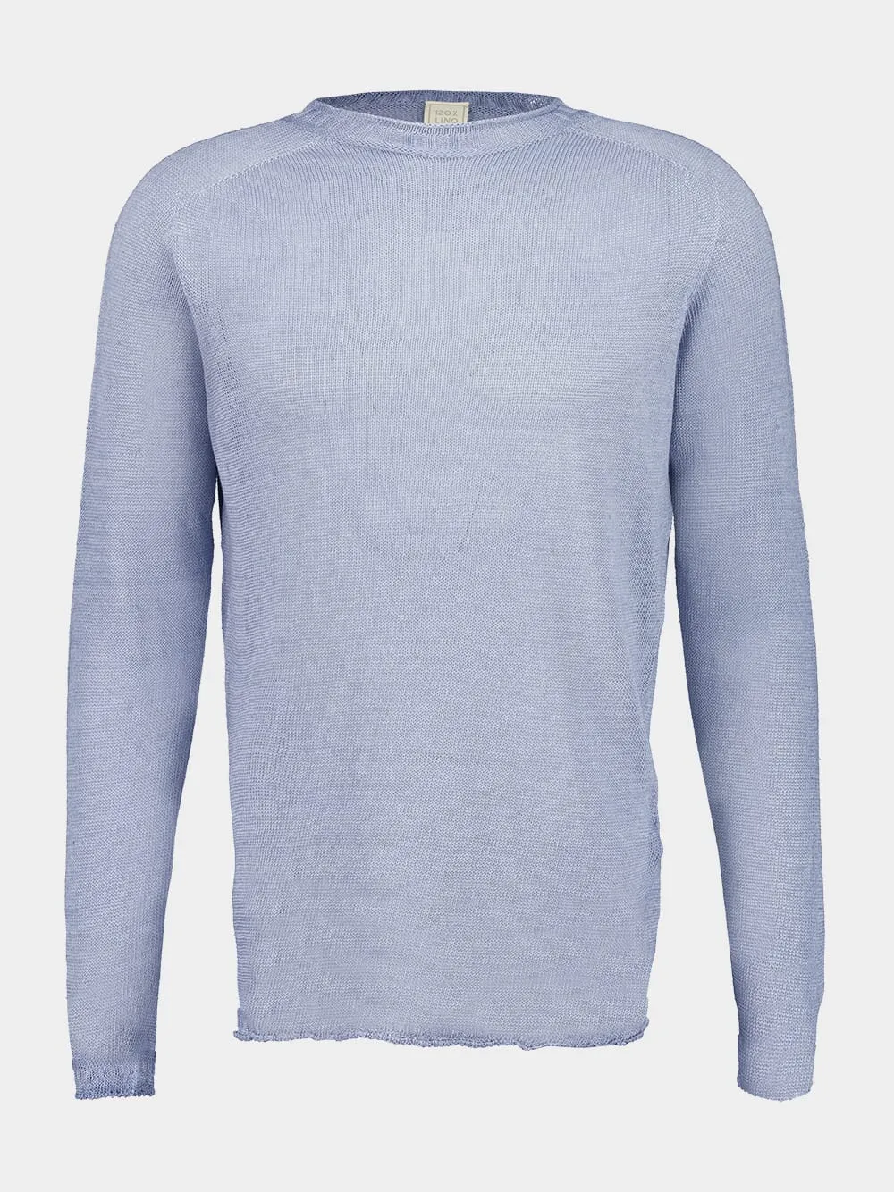 Sea Soft Fade Linen Long Sleeve Sweater sold by Fashion Clinic