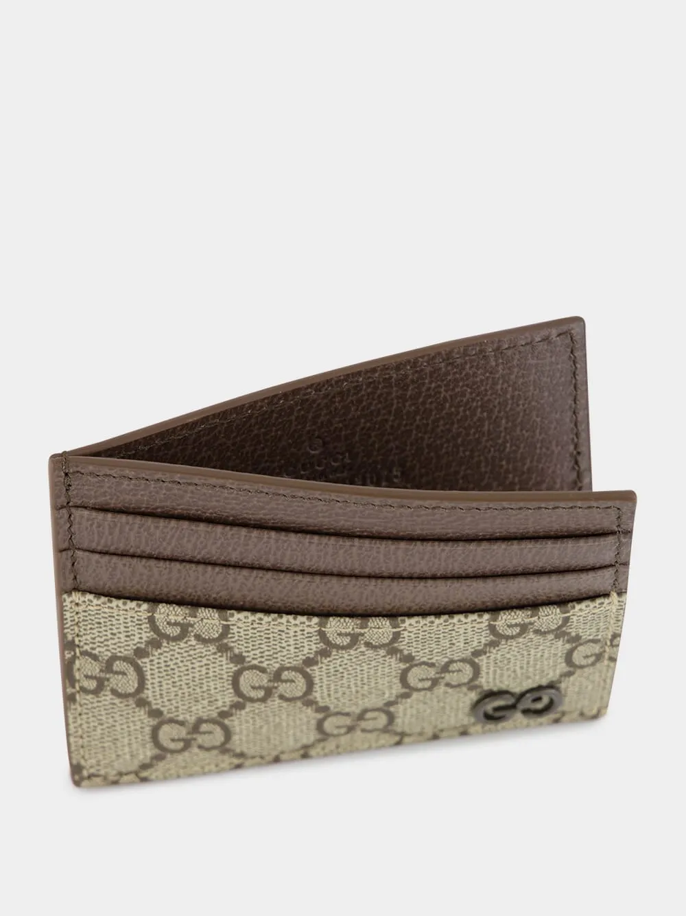 Beige Bi-Color GG Card Case sold by Fashion Clinic product image thumbnail 3