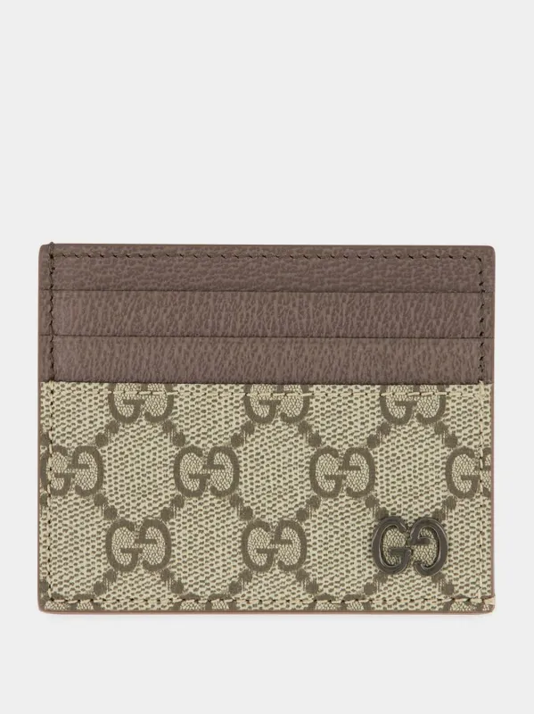 Beige Bi-Color GG Card Case sold by Fashion Clinic