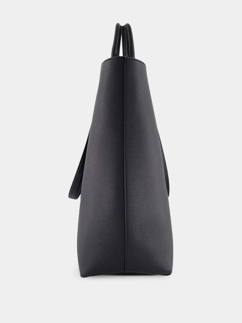 Black Large Tote Bag with Web sold by Fashion Clinic product image thumbnail 4