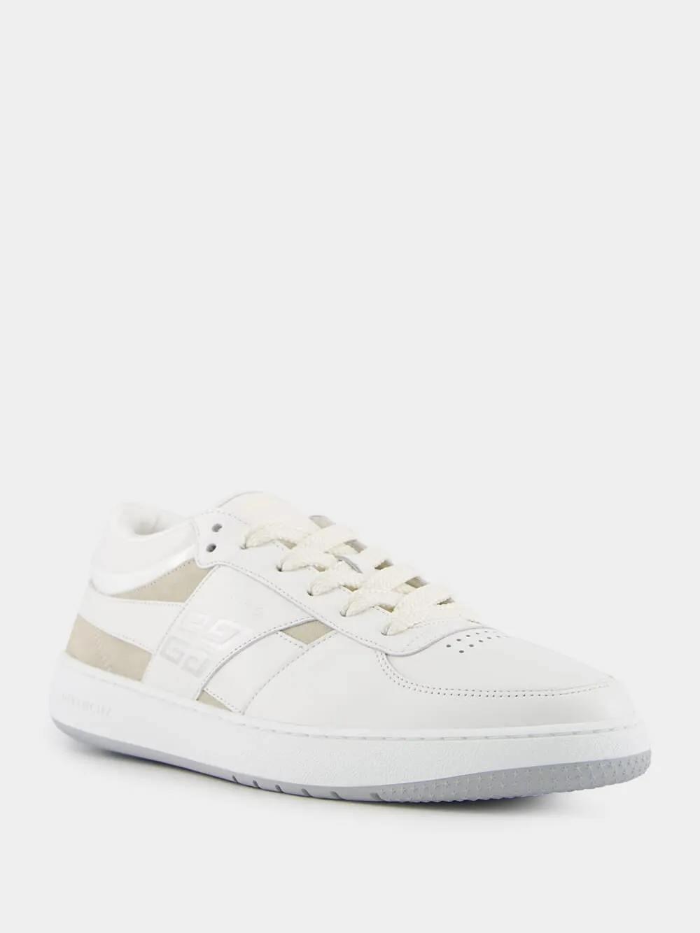 White G Move Sneakers in Leather sold by Fashion Clinic product image thumbnail 2