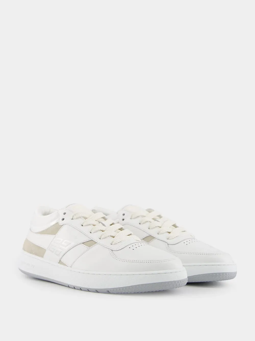 White G Move Sneakers in Leather sold by Fashion Clinic product image thumbnail 3
