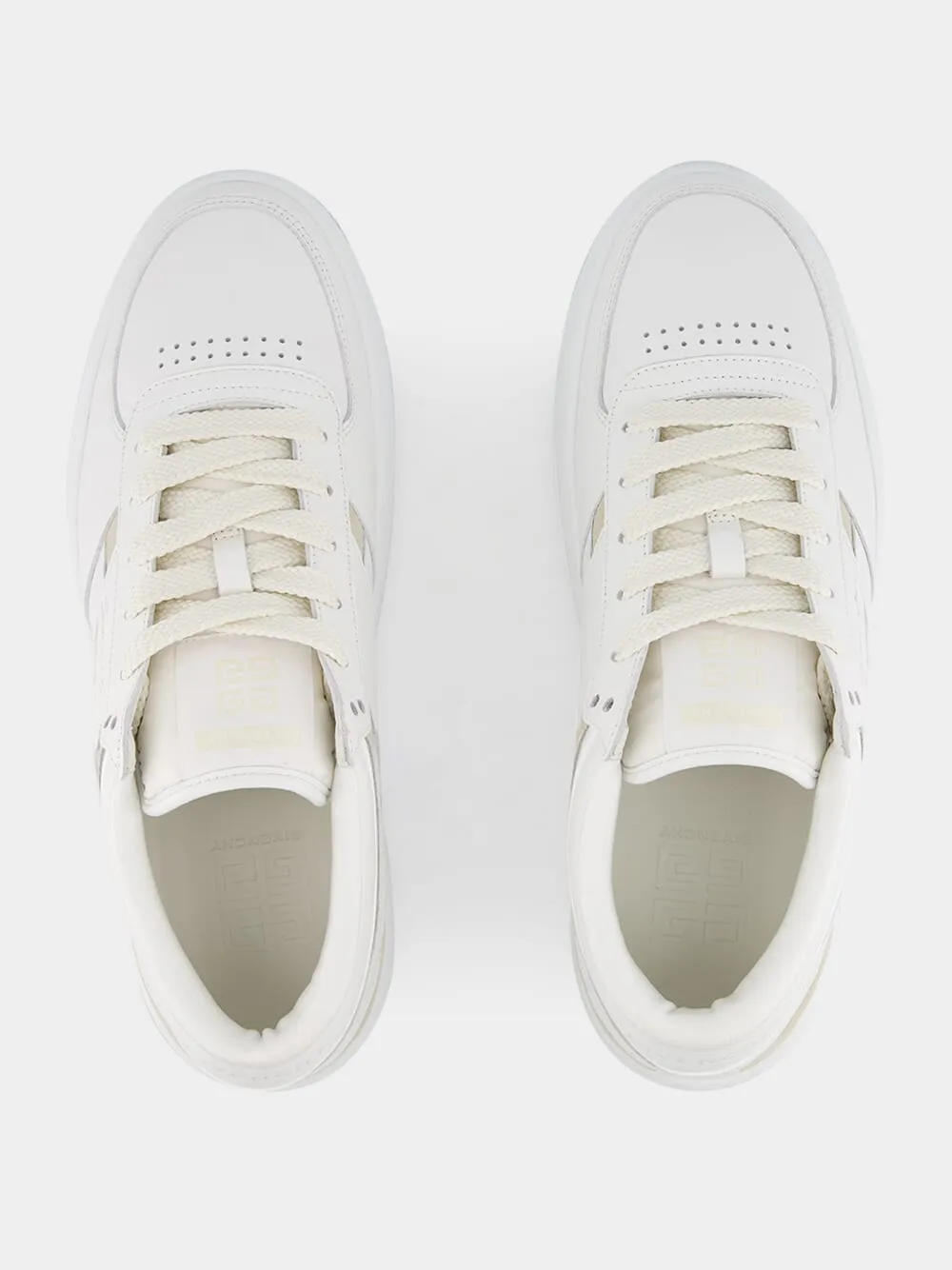 White G Move Sneakers in Leather sold by Fashion Clinic product image thumbnail 4