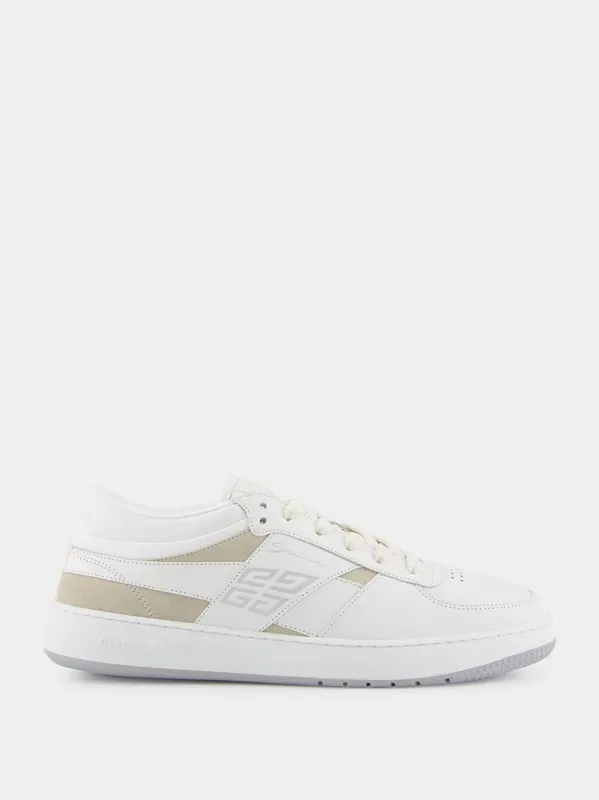 White G Move Sneakers in Leather sold by Fashion Clinic