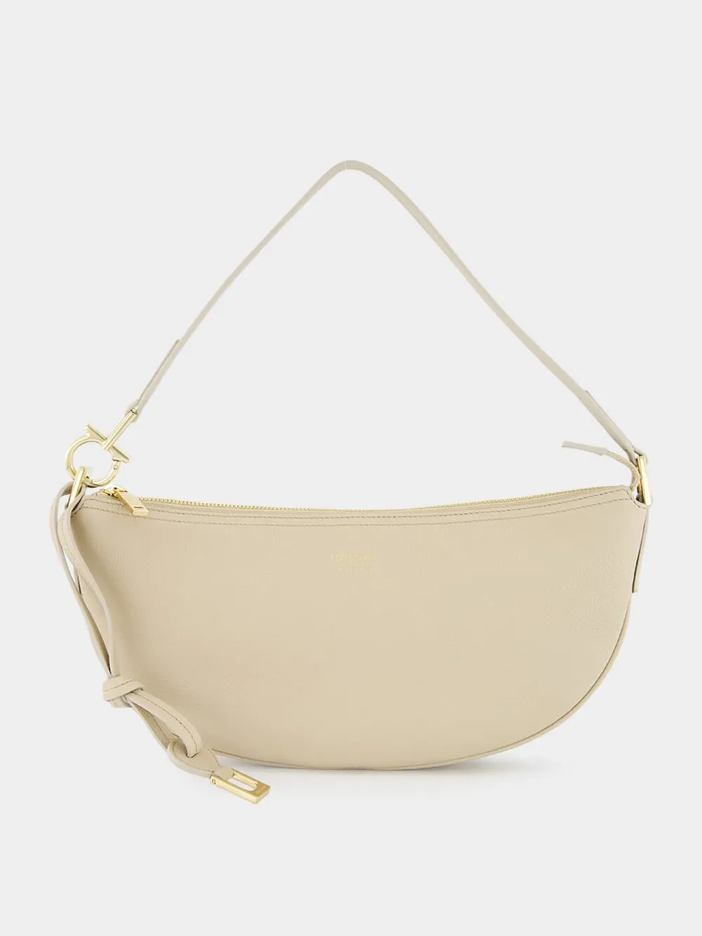 Stone Hammered Calfskin Hobo Bag sold by Fashion Clinic