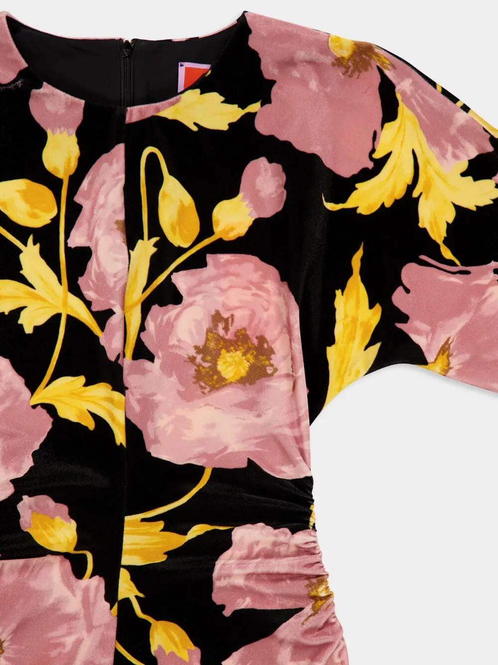 Angelica Black Velvet Stretch Dress sold by Fashion Clinic product image thumbnail 5