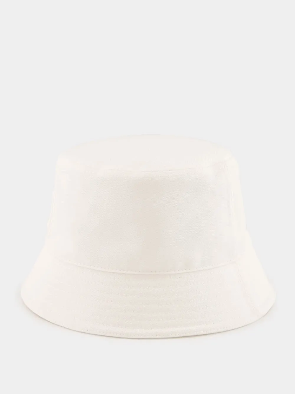 White Cotton Canvas Bucket Hat sold by Fashion Clinic