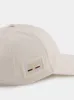 White Cotton Canvas Baseball Hat sold by Fashion Clinic