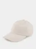 White Cotton Canvas Baseball Hat sold by Fashion Clinic