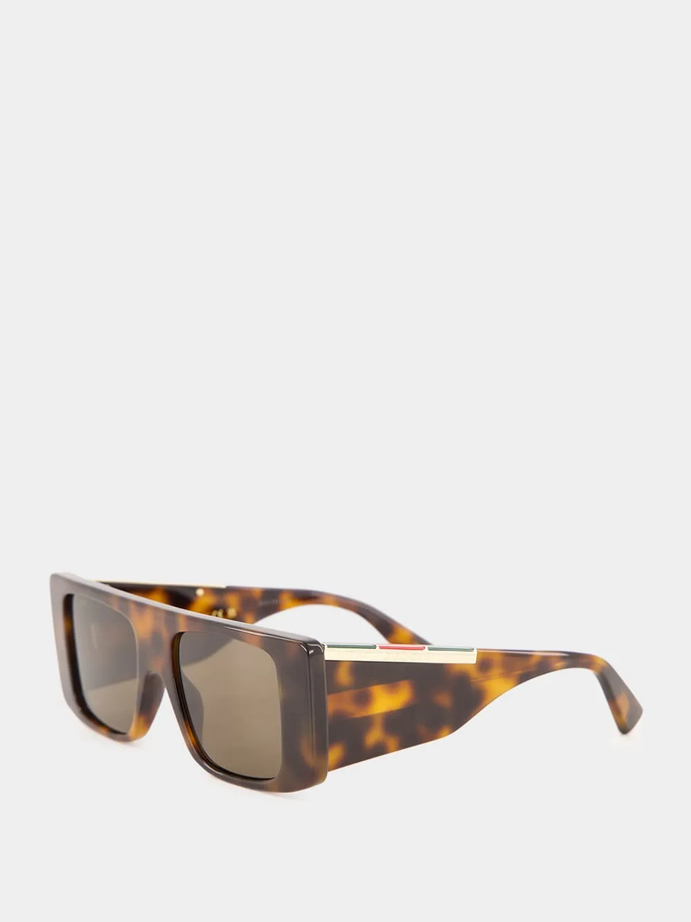 Brown Rectangular Frame Sunglasses sold by Fashion Clinic product image thumbnail 3