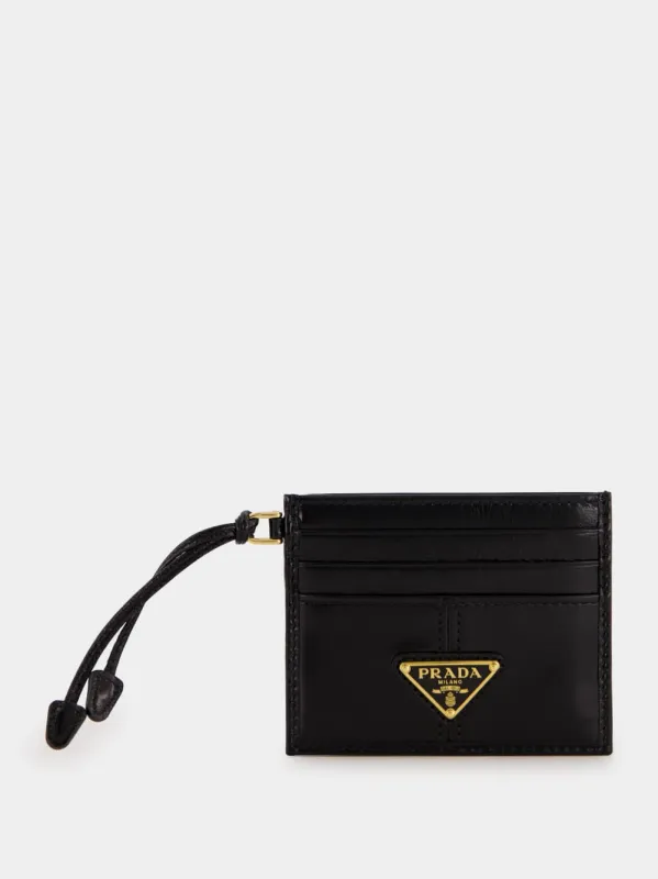 Black Leather Card Holder sold by Fashion Clinic