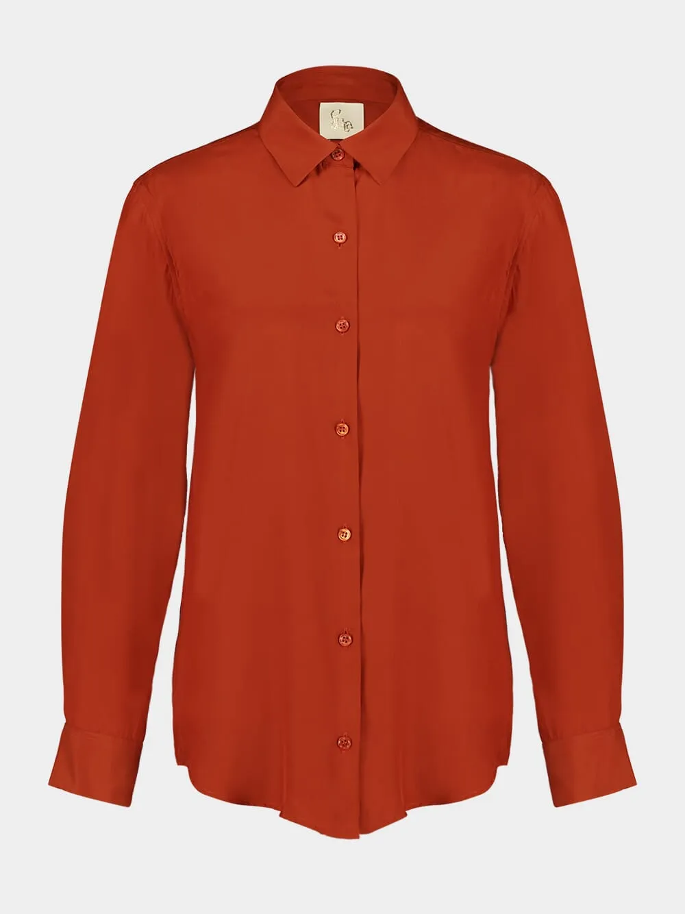 Ametista Cinnamon Stick Silk Shirt sold by Fashion Clinic