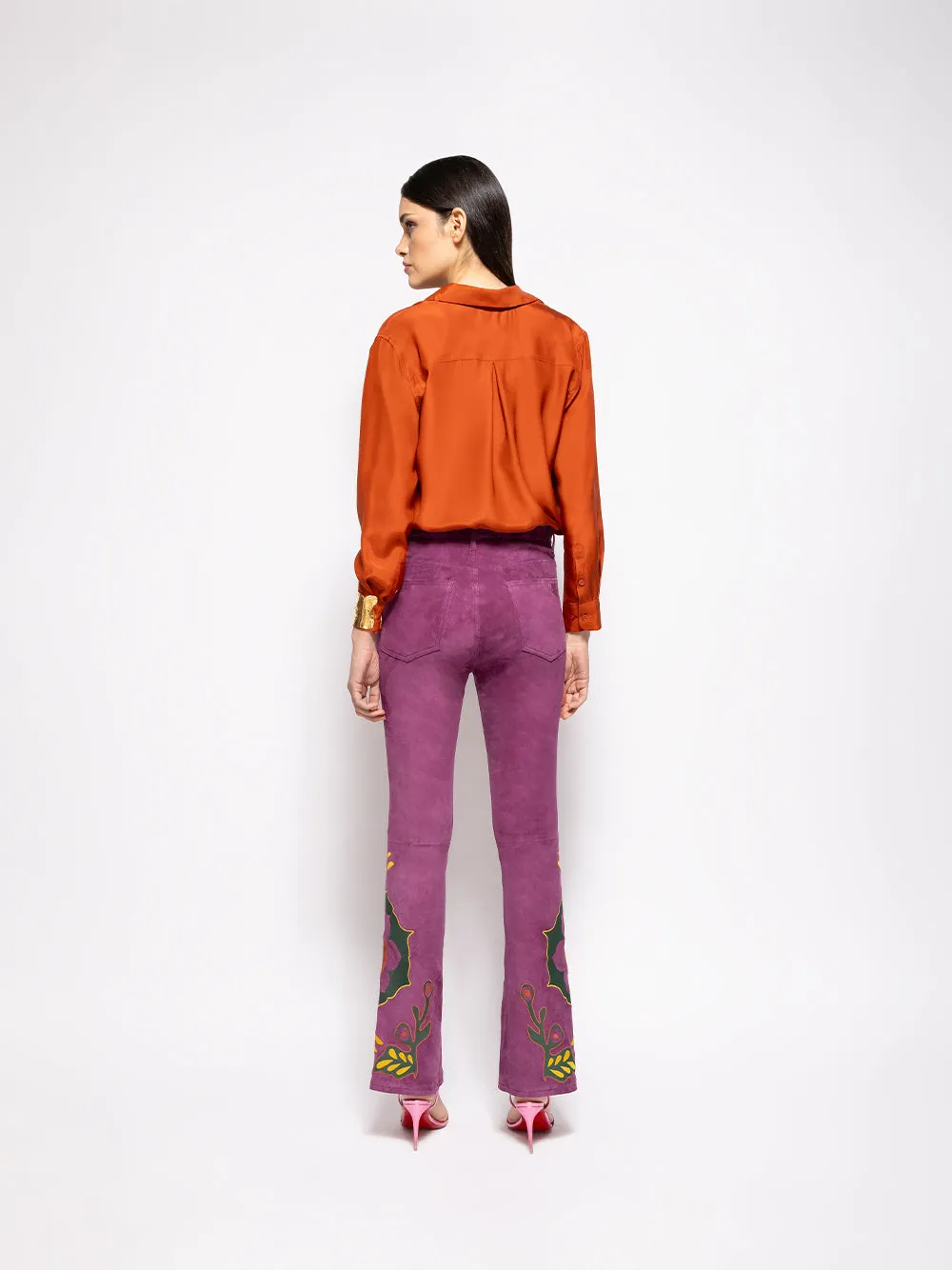 Ametista Cinnamon Stick Silk Shirt sold by Fashion Clinic product image thumbnail 4