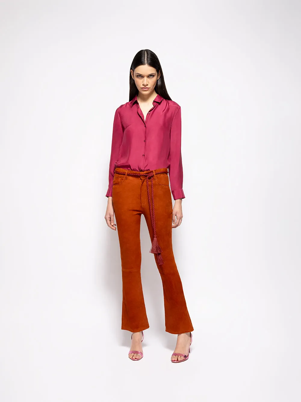 Ametista Purple Potion Silk Shirt sold by Fashion Clinic product image thumbnail 4