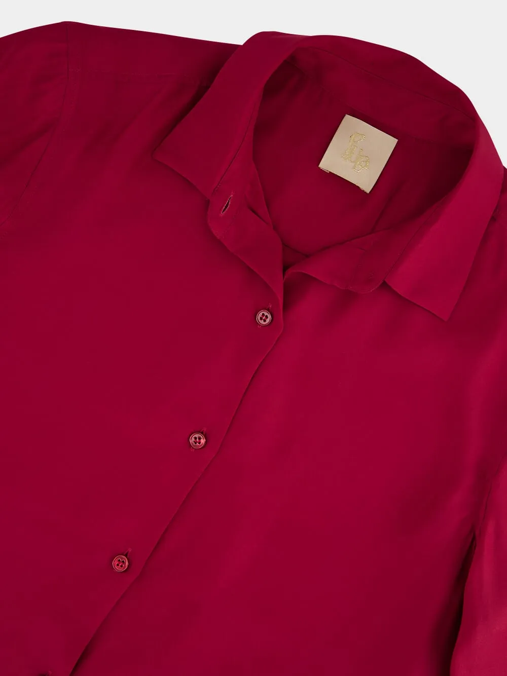 Ametista Purple Potion Silk Shirt sold by Fashion Clinic product image thumbnail 5