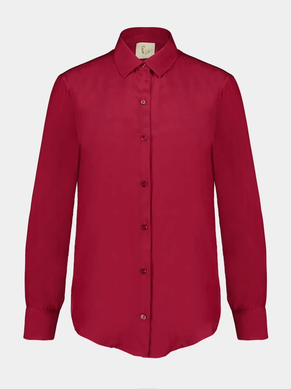 Ametista Purple Potion Silk Shirt sold by Fashion Clinic